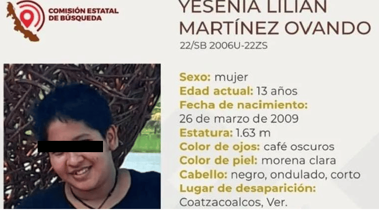 Saraí era madrastra de Yesenia y la asesinó tras descubrirla siendo infiel;  tenía 13 años | Línea Directa