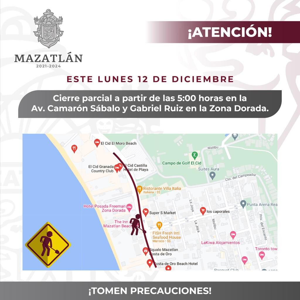 Zona Dorada, Mazatlán