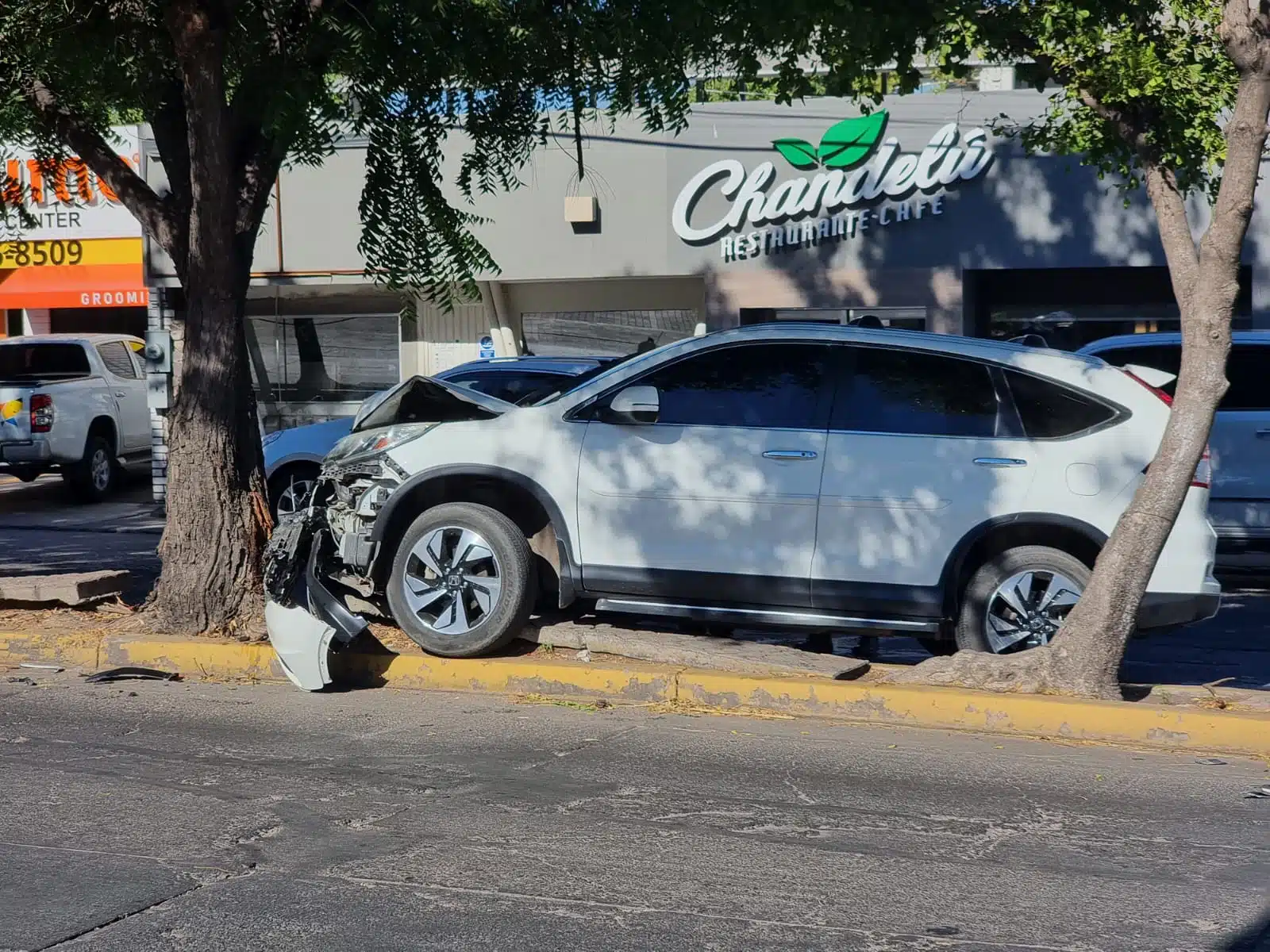 accidente de CRV en Culiacán