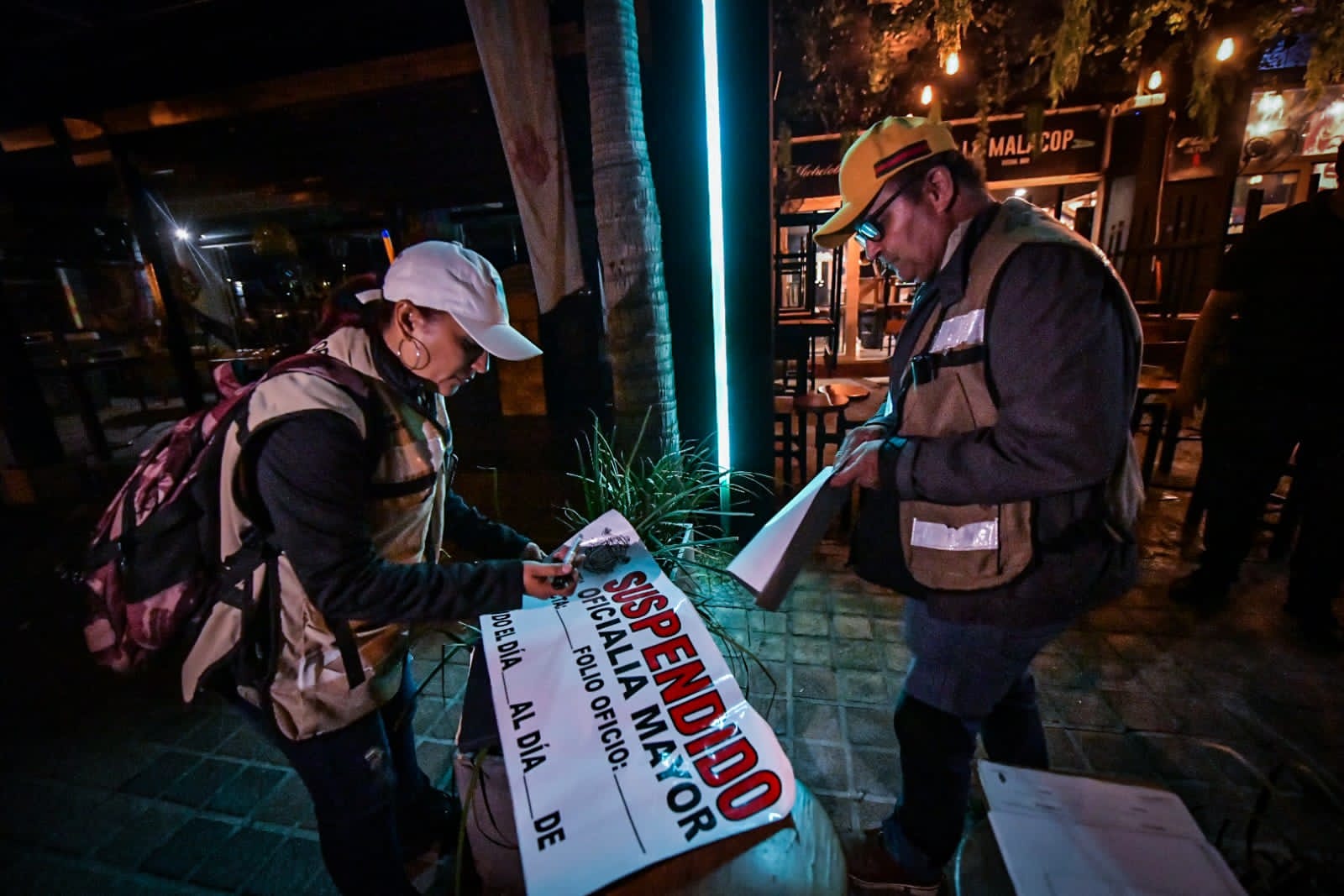 clausura de un antro y expidió