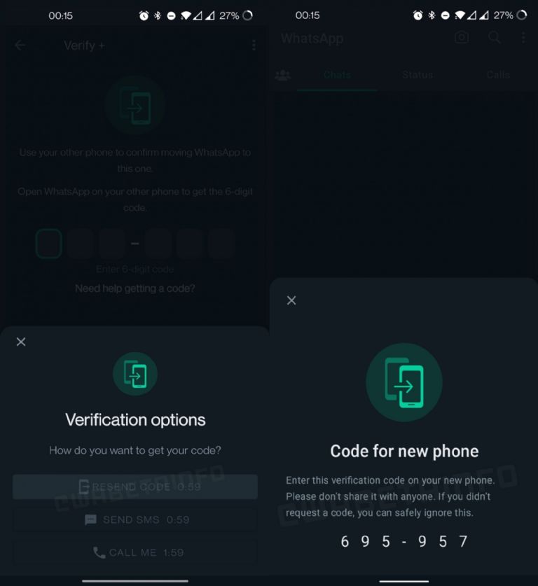 whatsapp verificación