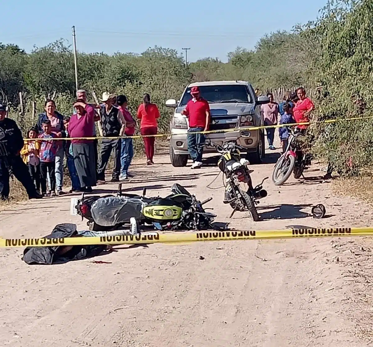 Choque de motos deja un muerto y un herido en El Fuerte