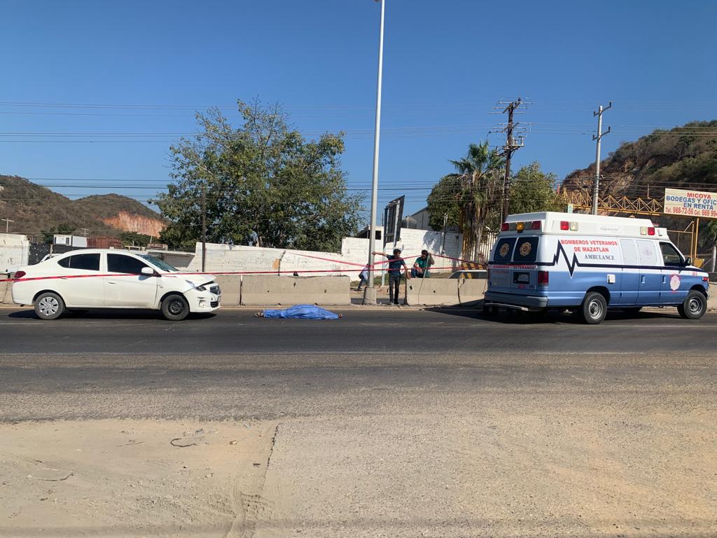 hombre atropellado Mazatlán