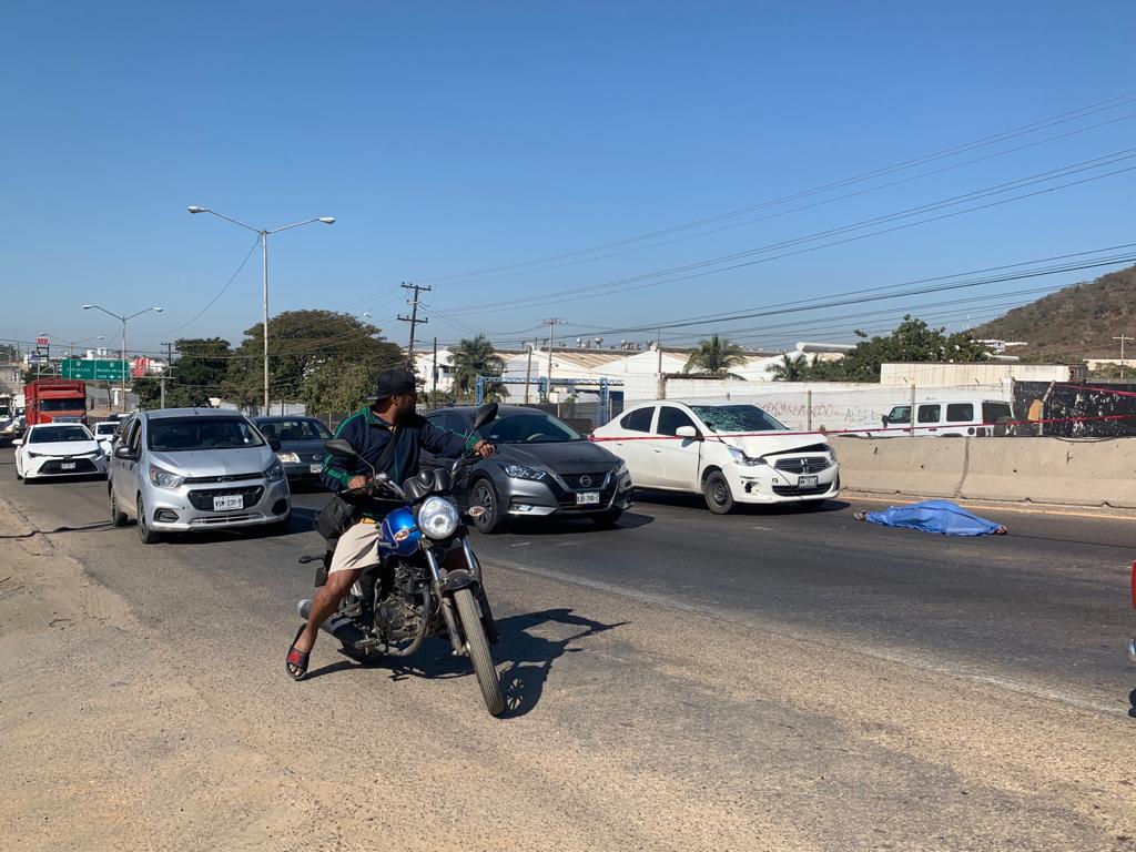 hombre atropellado Mazatlán
