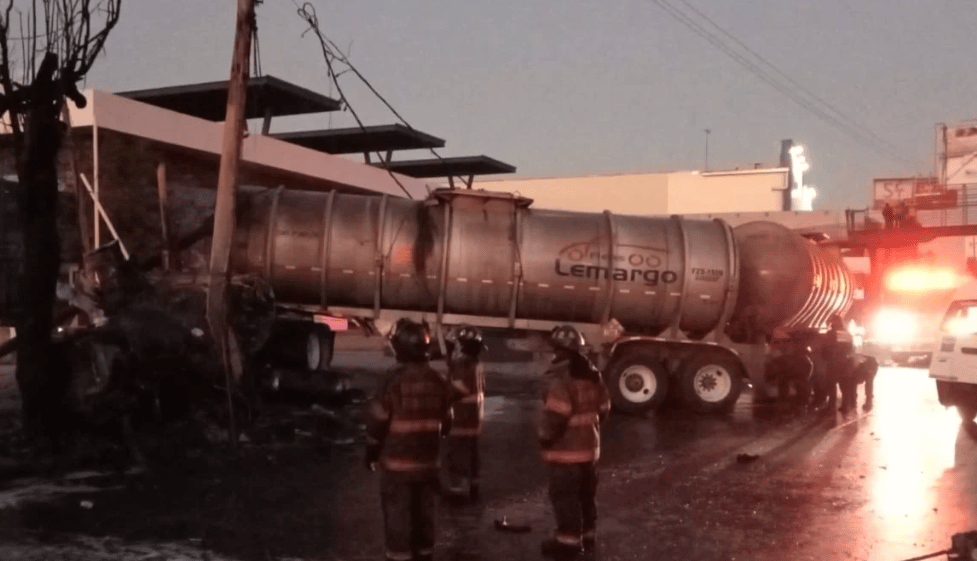 choque de pipa en Ecatepec