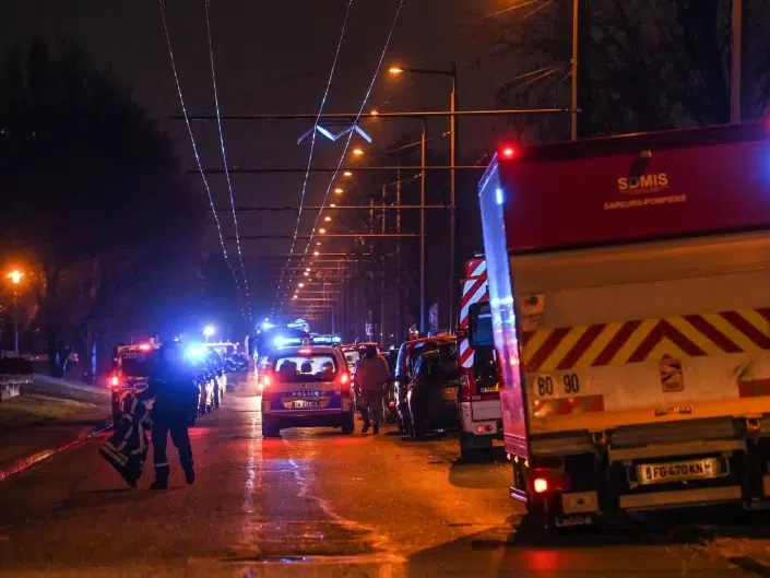 Incendio en edificio de Francia