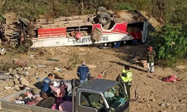 Accidente autobús bolivia