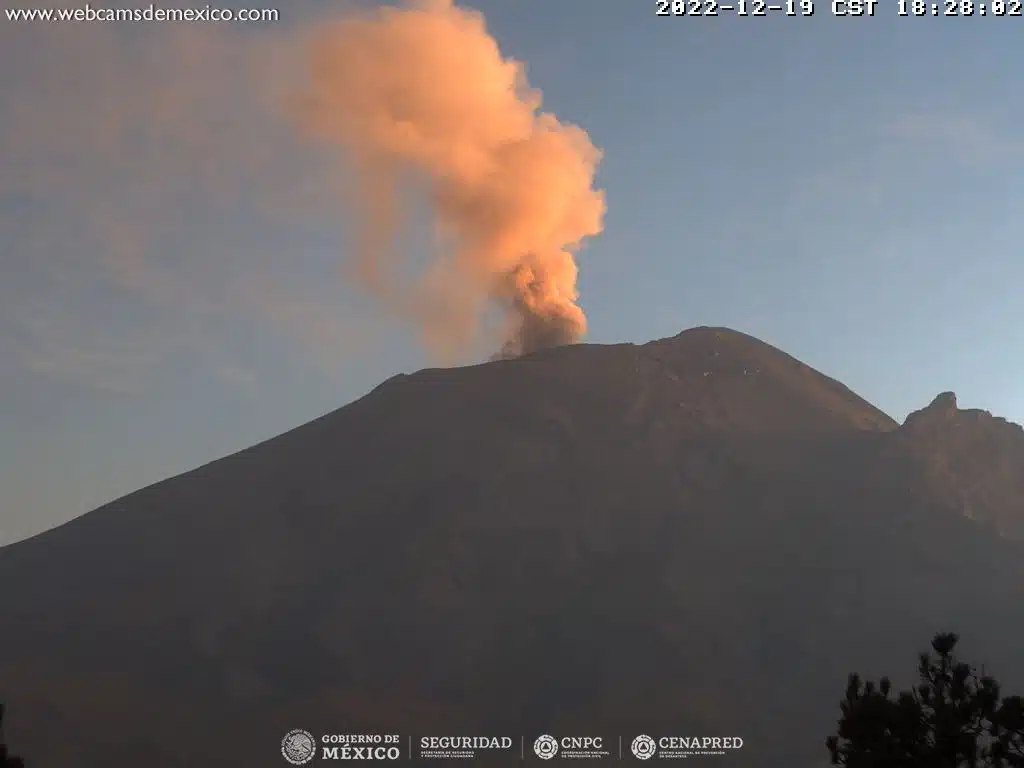 Popocatépetl volcán