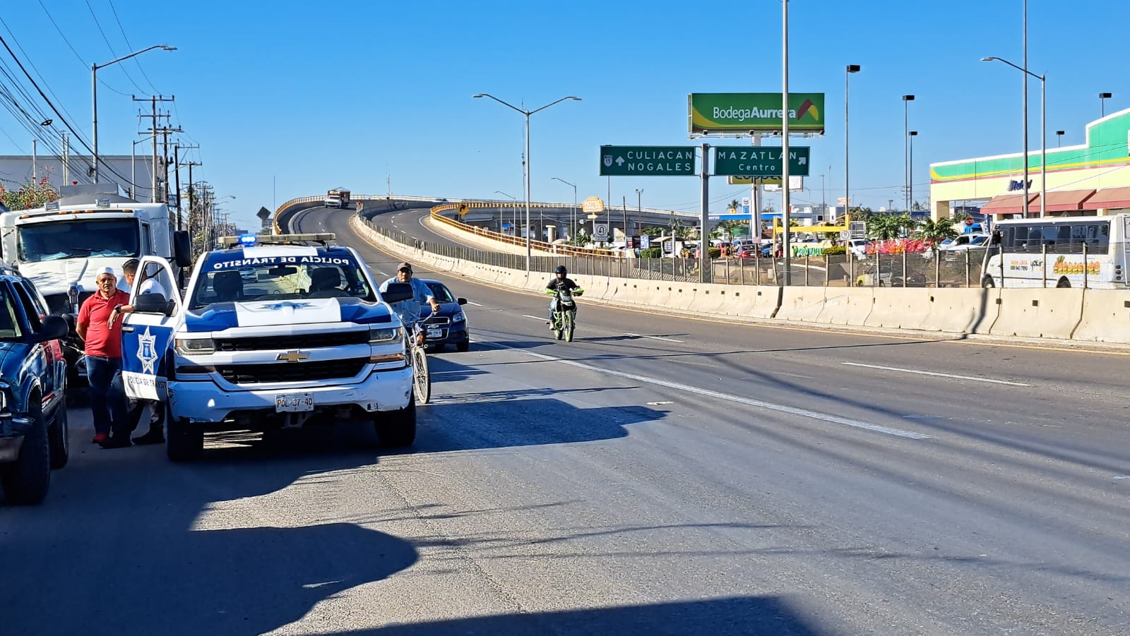 salida sur de Mazatlán se registran 2 accidentes