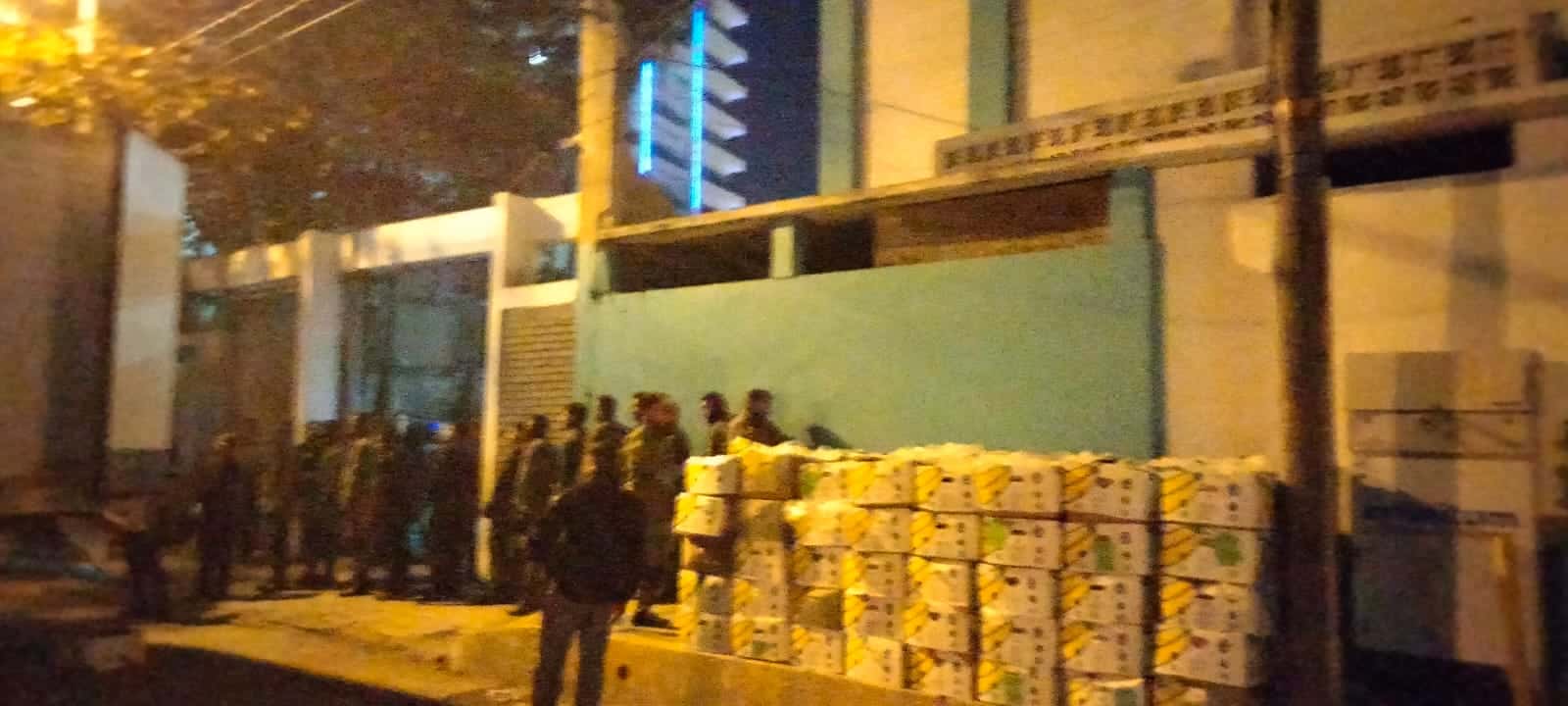 Tráiler de plátanos con cocaína en Mazatlán