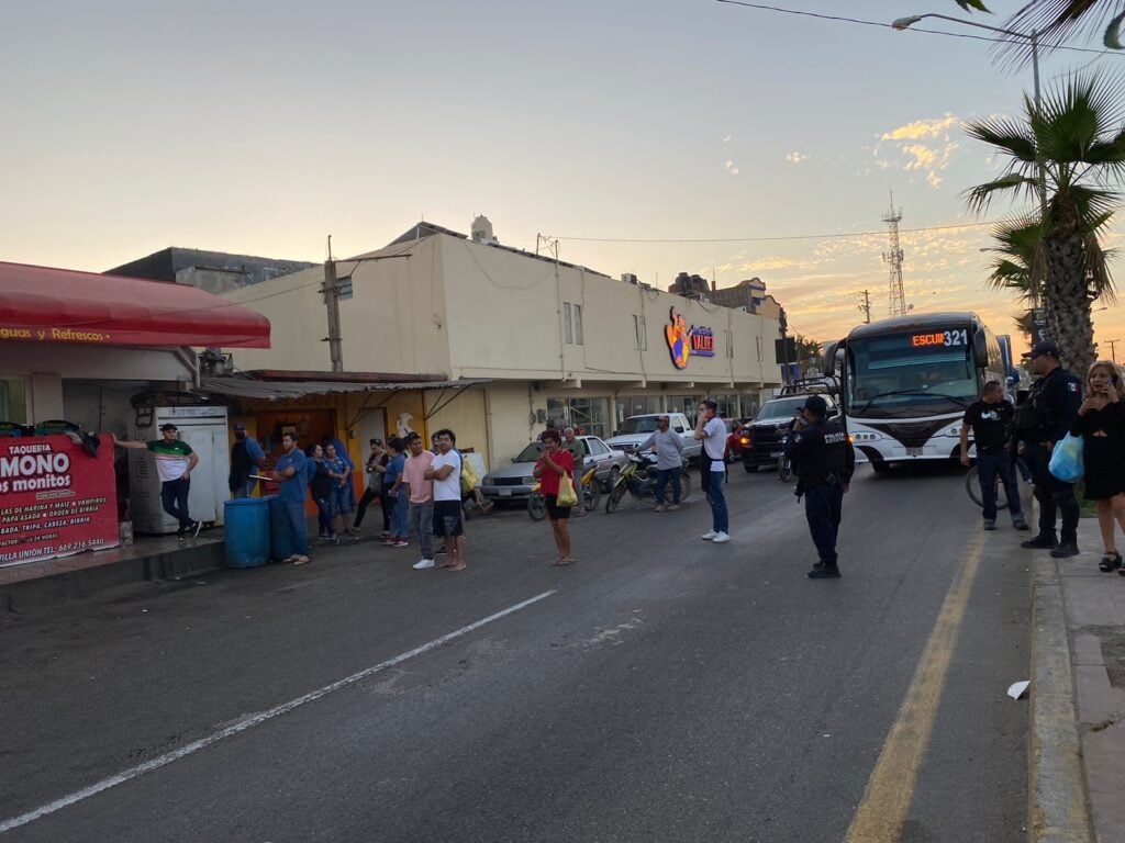 Incendio en taquería de Villa Unión, Mazatlán