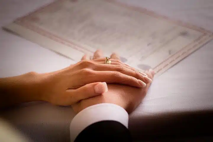 Acta de matrimonio Registro Civil
