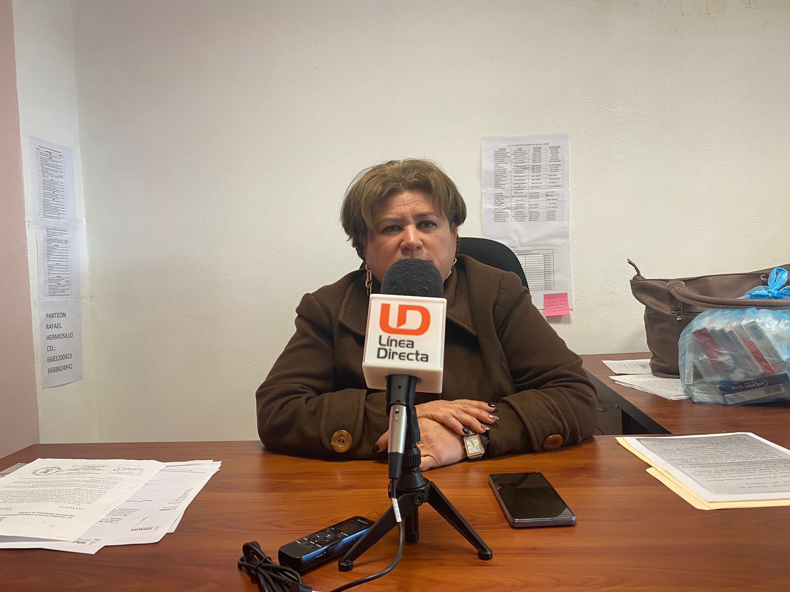 La síndica Sandra Leyva Meza señaló que la comunidad se unió para realizar la colecta de ropa