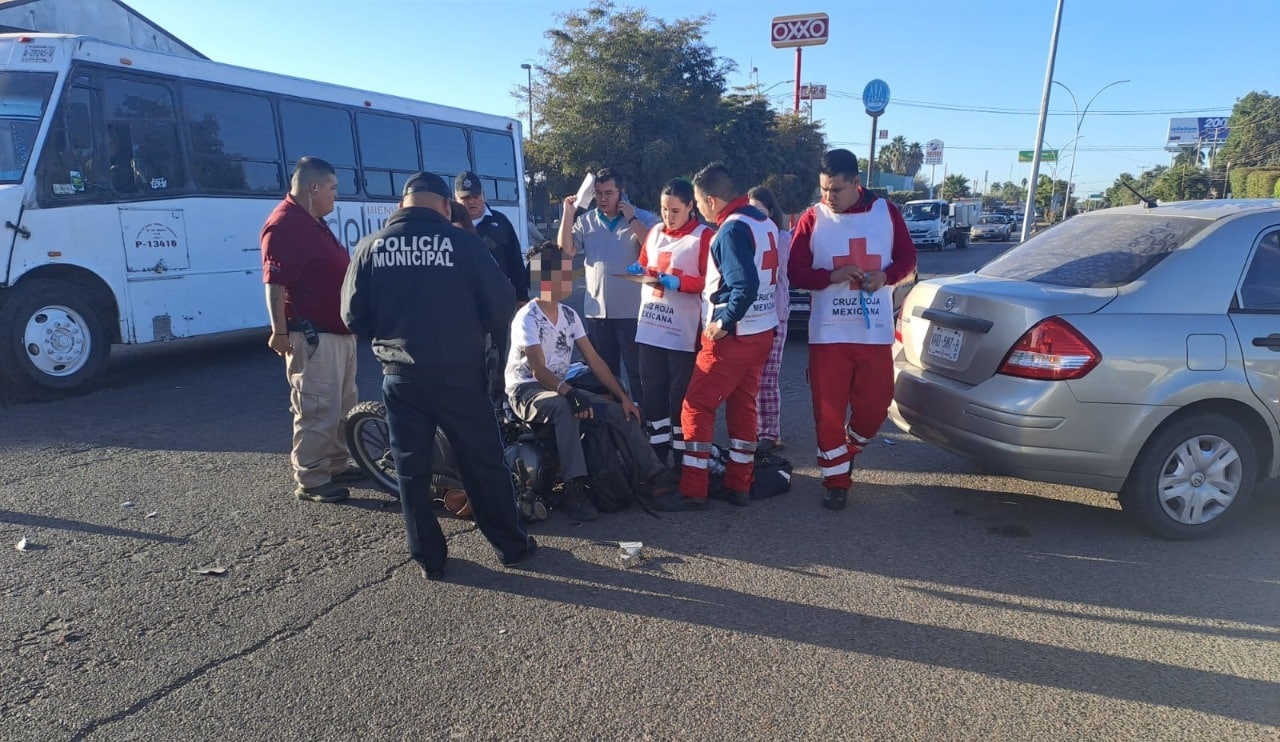 Atropellan a motociclista