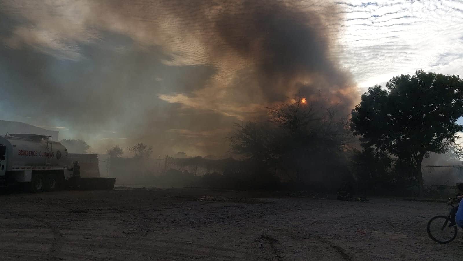 Bodega recicladora Culiacán Incendio