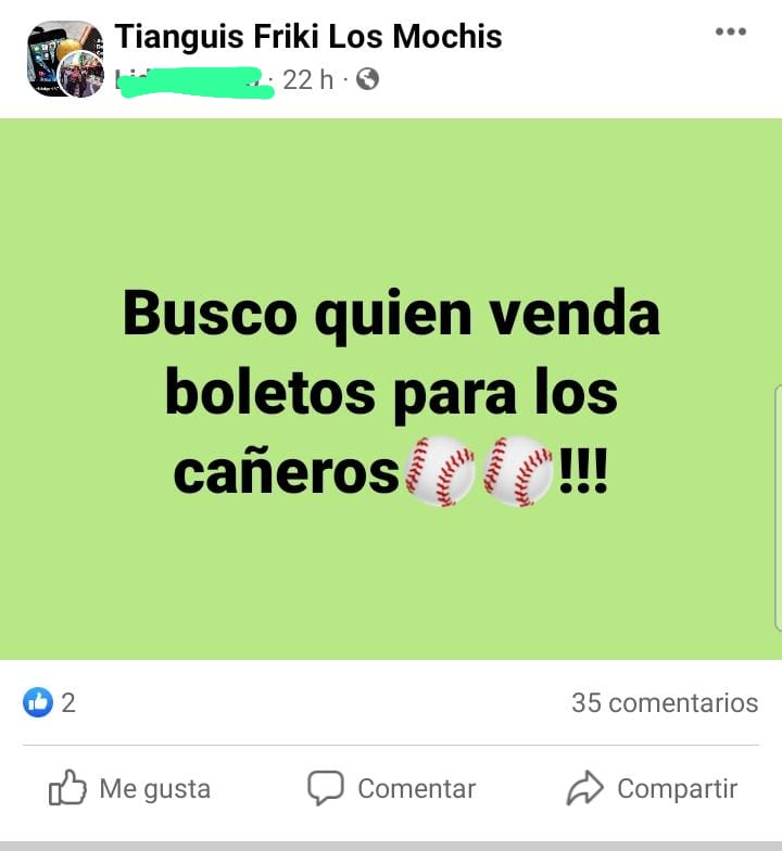 Boletos Cañeros Los Mochis Semifinal