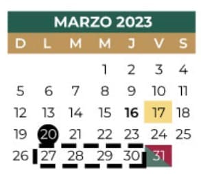 Calendario SEP