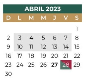 Calendario SEP