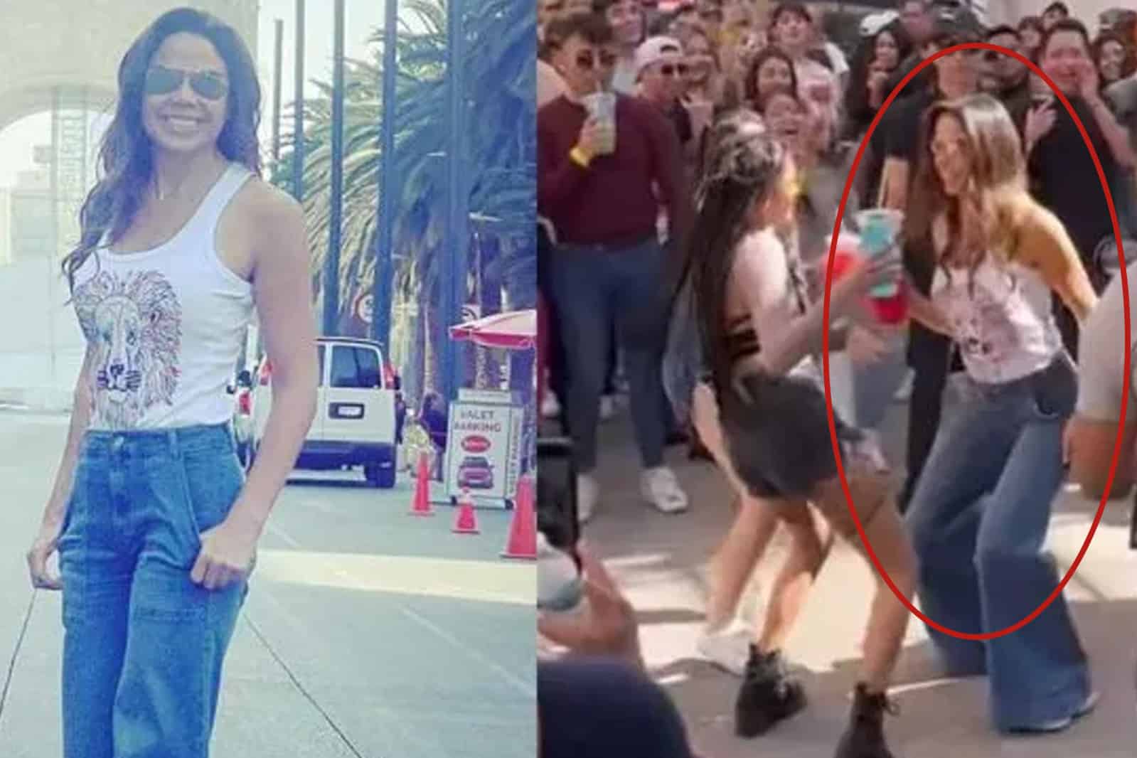 Captan a Paola Rojas perreando con licuachela en la mano; ¡en Tepito!