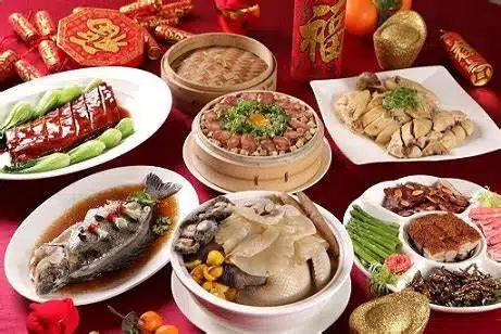 Cena en año nuevo chino
