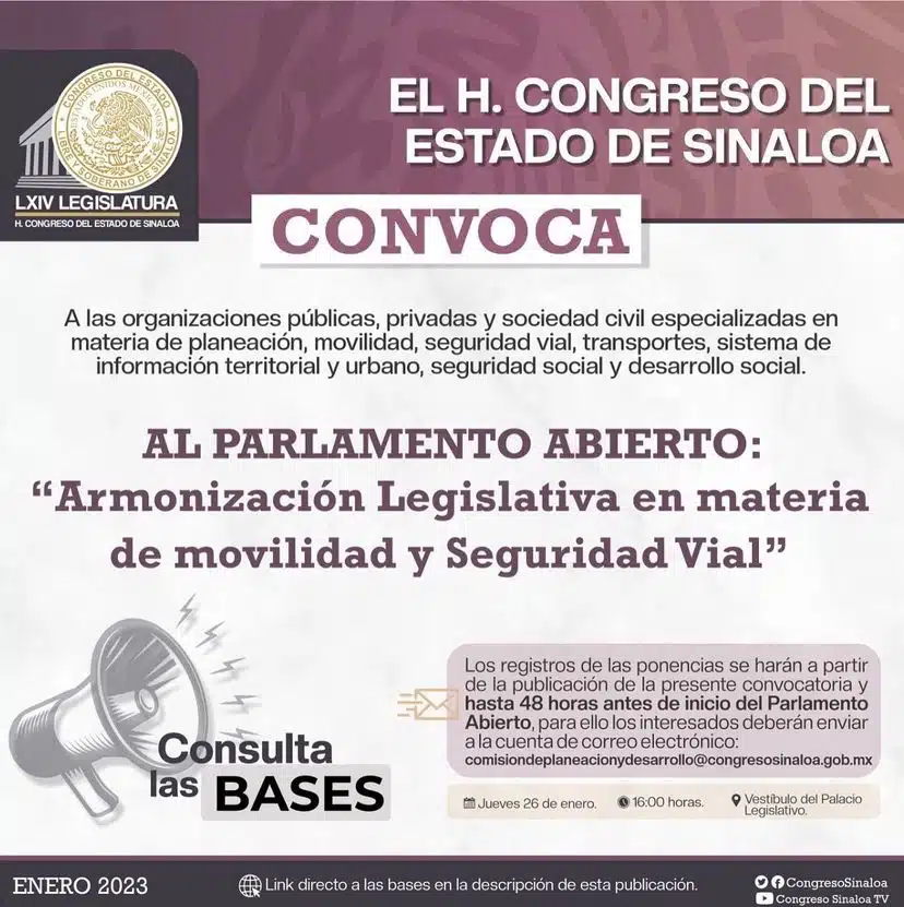Congreso del Estado de Sinaloa 