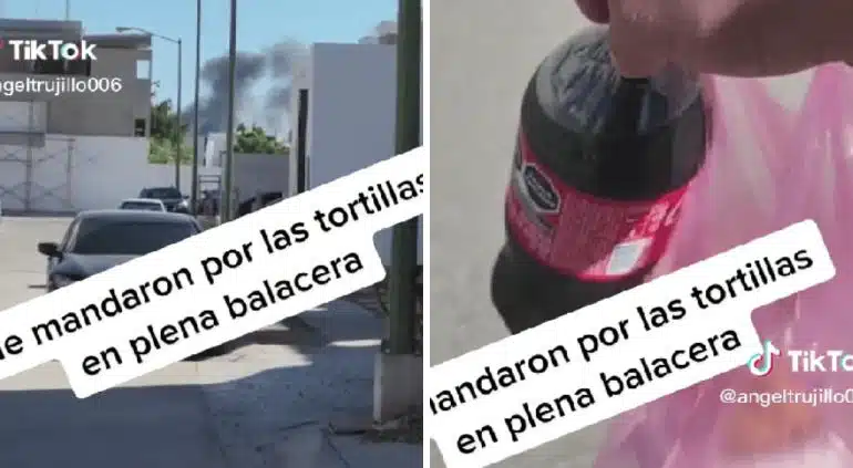 VIDEO: ¡En plena balacera! Mandan a hombre a las tortillas tras 