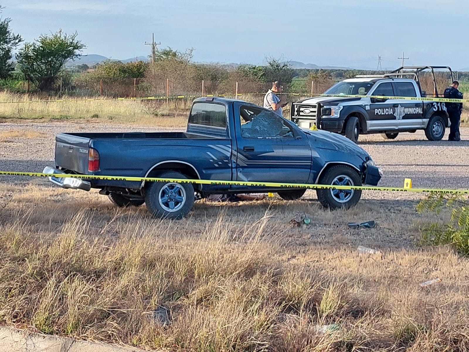 Daniela sufre volcadura y fallece frente a Los Pozos, El Rosario (2)