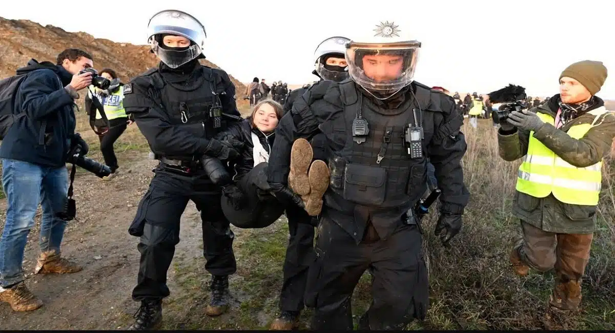 Detención Greta Thunberg