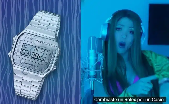 Esto cuestan algunos de los relojes Casio que Shakira menciona en su reciente canción