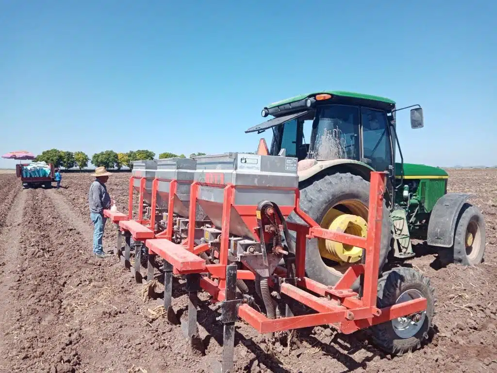 Fertilizantes en el campo