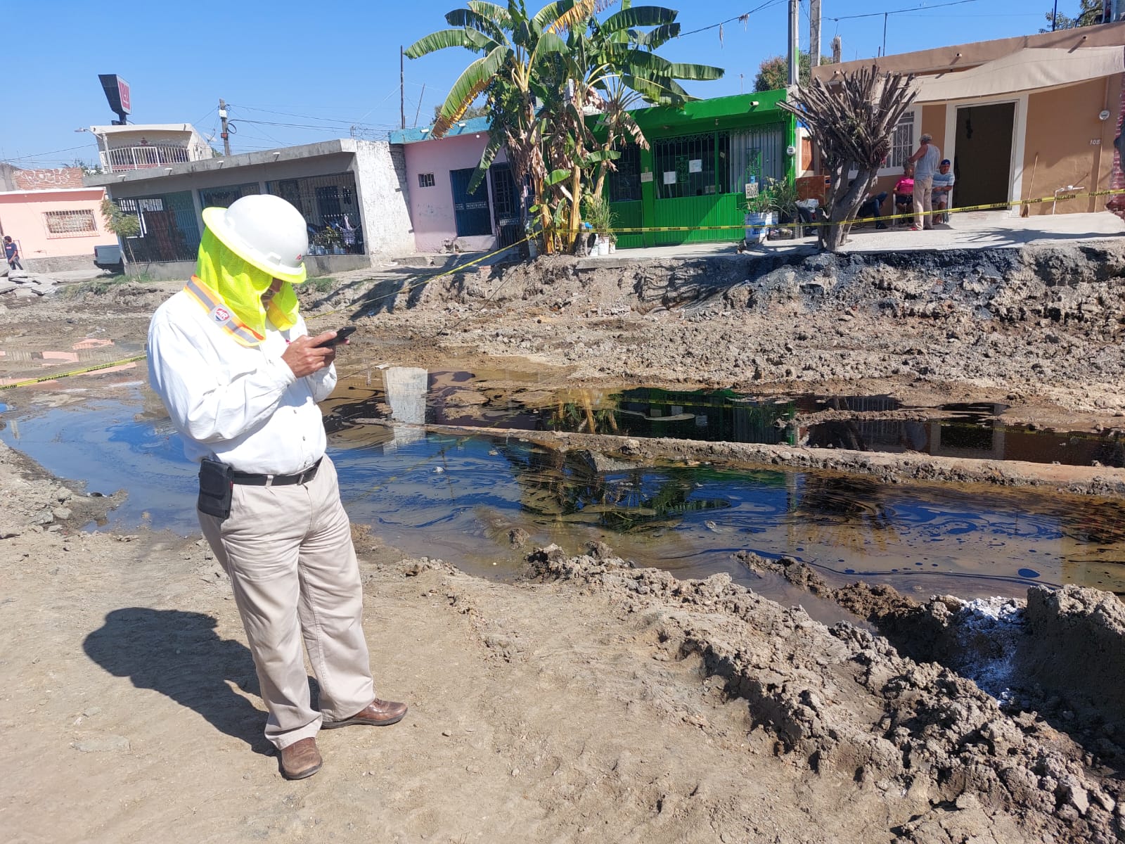 Fuga combustible Mazatlán