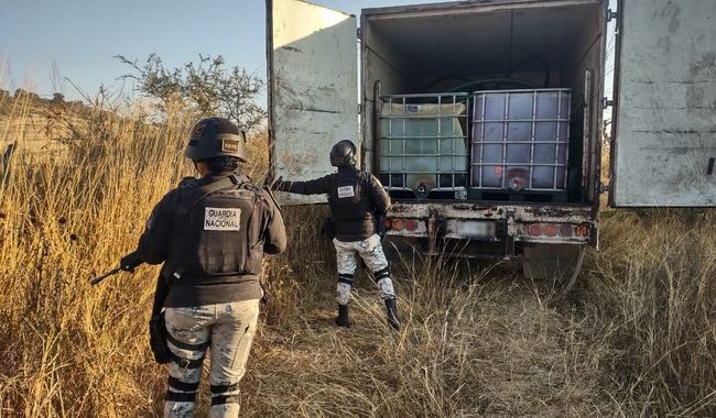 Huachicoleros guardia