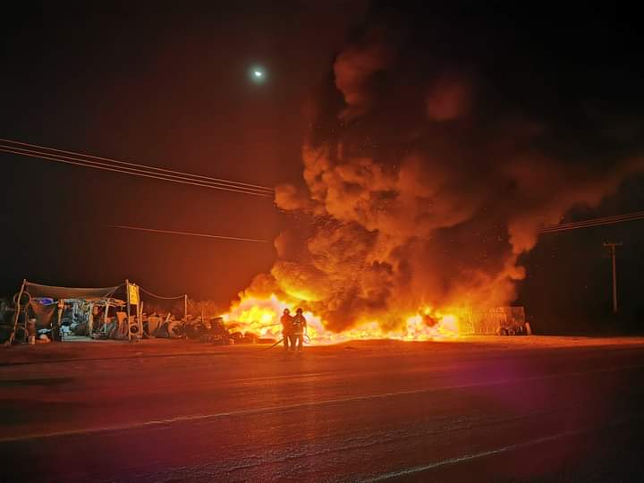 Incendio Llantera Mazatlán Policíaca