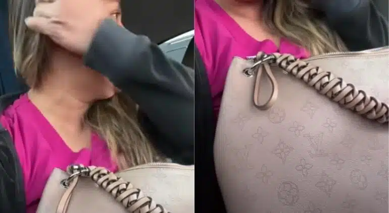 VIDEO: ¡Qué abuso! Empleada doméstica recibe una bolsa Louis Vuitton, pero era falsa