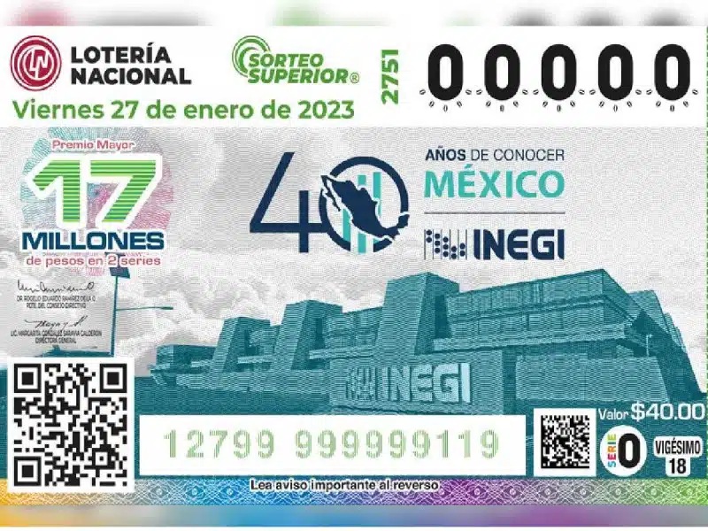 Lotería nacional sorteo 2751