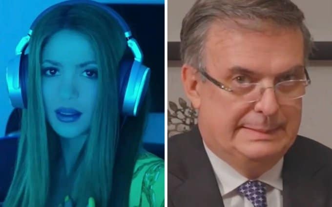 Marcelo Ebrard reacciona a shakira