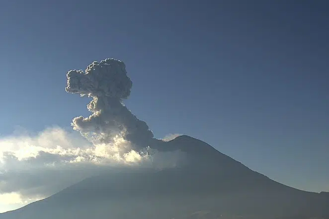 Popocatépetl actividad