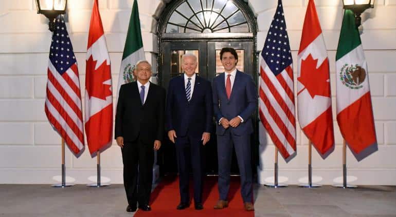 ¿Cuál es la agenda que tendrán los presidentes AMLO-Biden y el Ministro Trudeau?