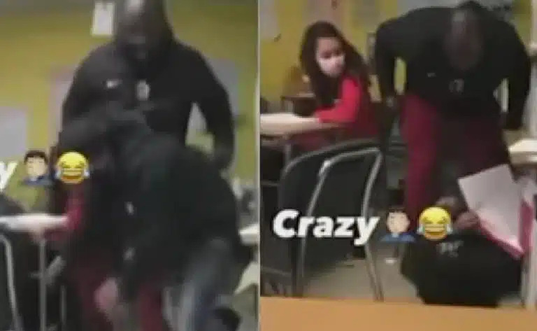 Profesor golpea a alumno por racista en EU