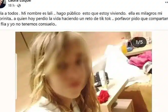 Reto viral termina en tragedia en Argentina; ¡fallece menor de edad!