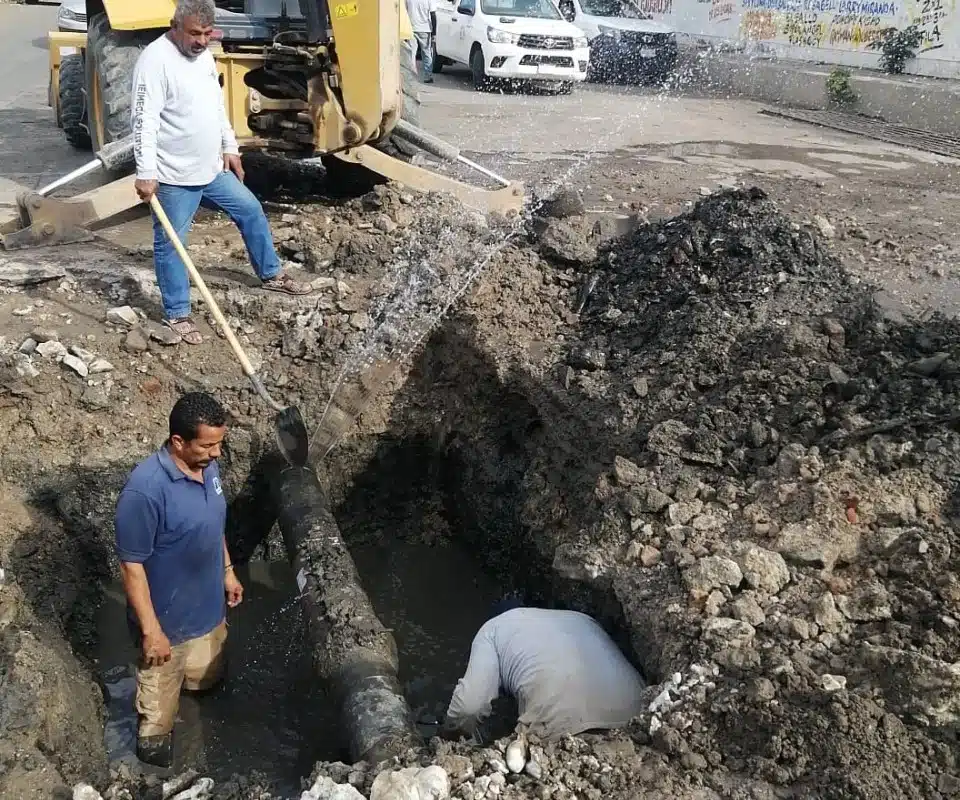Se normalizará servicio de agua en el Centro de Mazatlán esta tarde