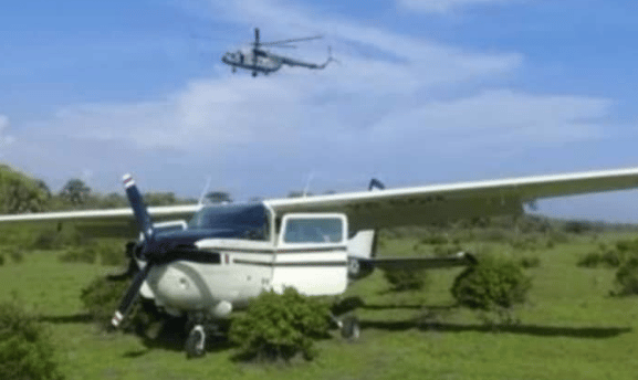 Sedena avioneta cocaína