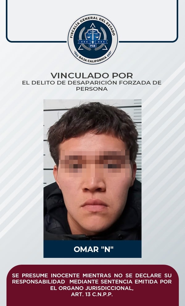 Vinculan a prisión preventiva a hombre; se le acusa de desaparición forzada Vinculan a prisión preventiva a hombre; se le acusa de desaparición forzada