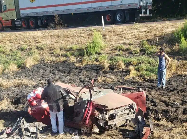 Volcadura Culiacán Policíaca