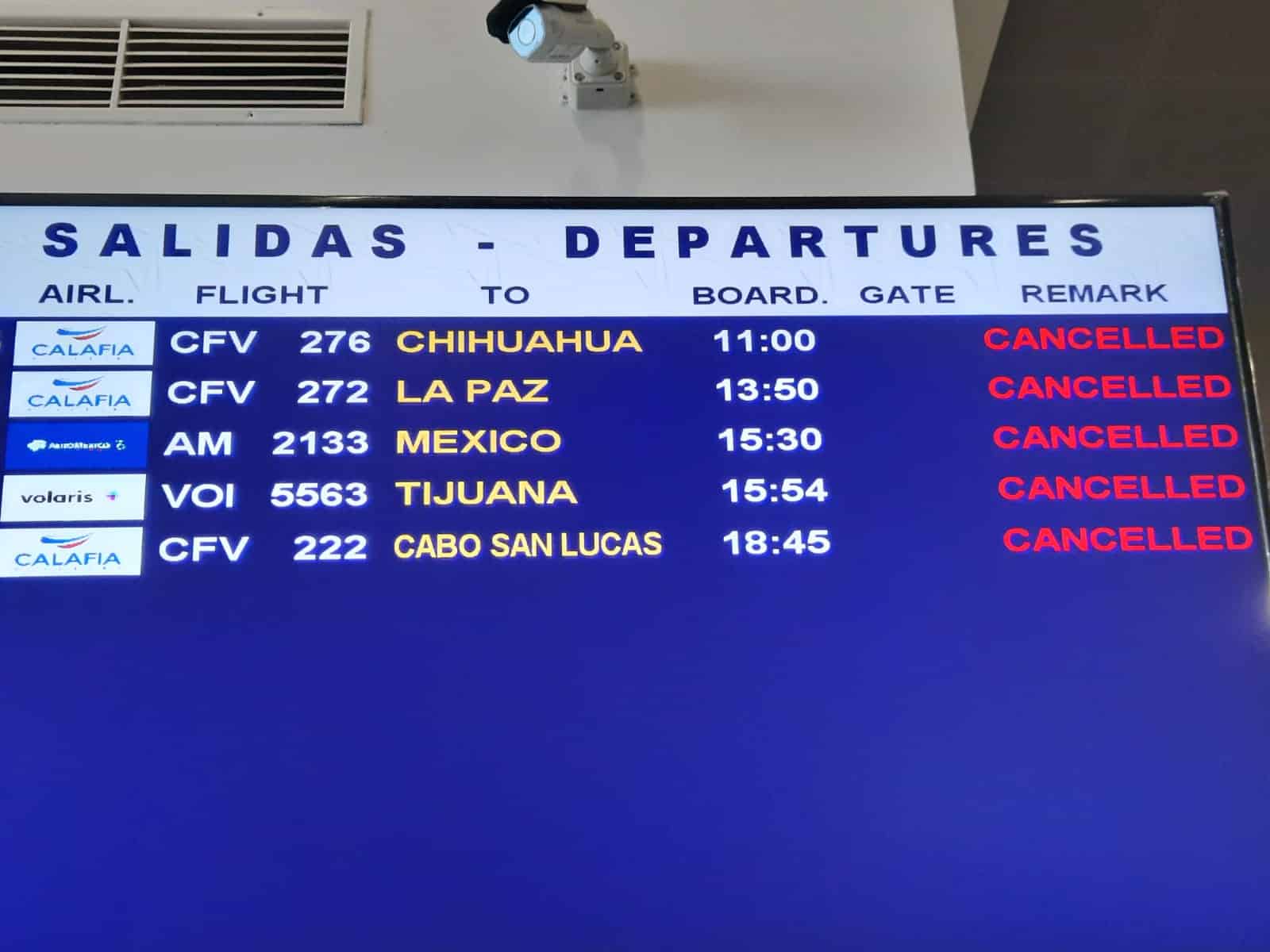 Vuelos Cancelados