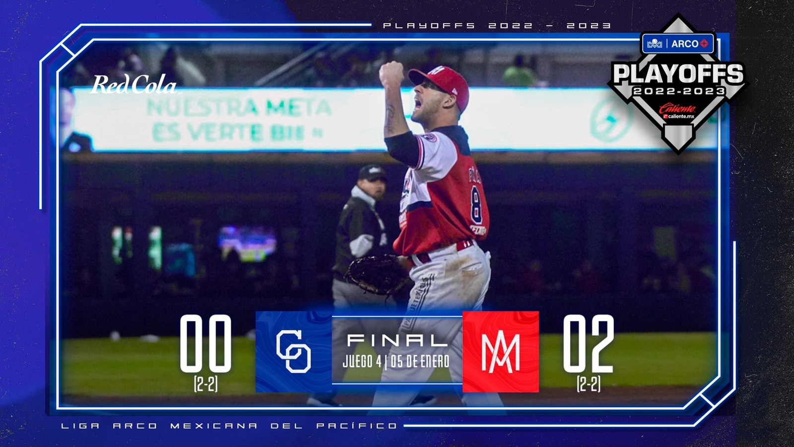 ¡Todo empatado! Águilas vencen y empatan serie ante Yaquis