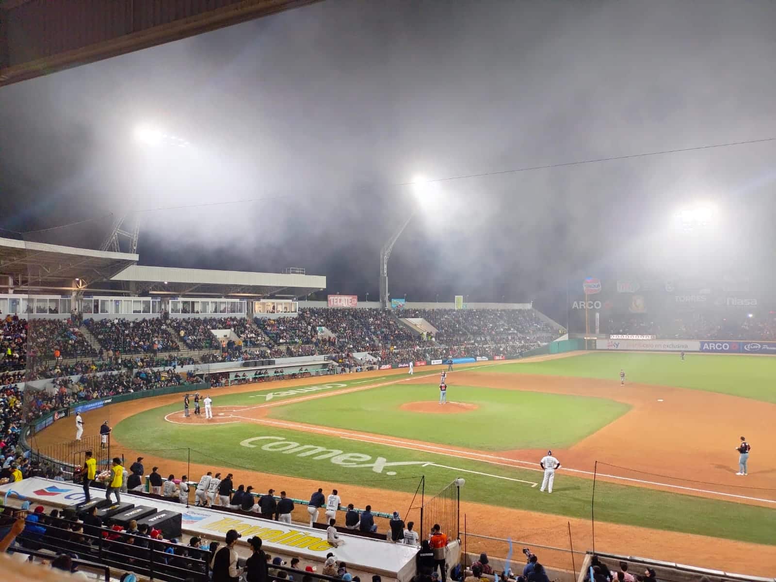 ¡Detenido! Algodoneros vs Naranjeros parcialmente suspendido por neblina