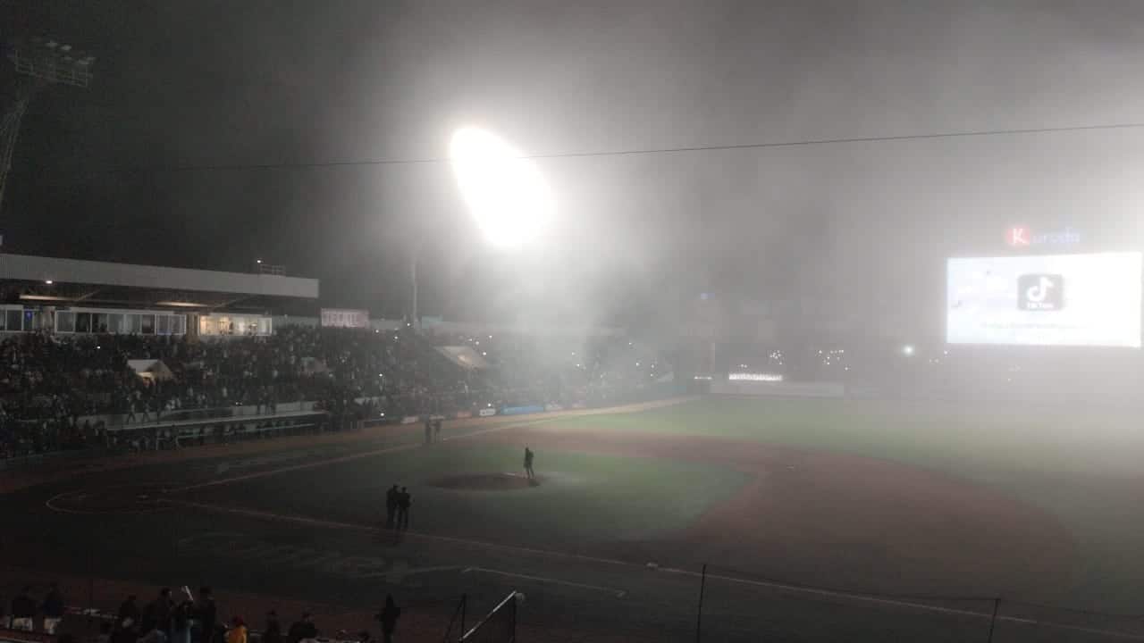¡Detenido! Algodoneros vs Naranjeros parcialmente suspendido por neblina