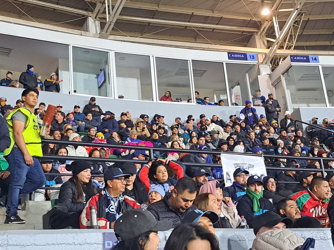 ¡Va haber jugo de caña! Aficionado lleva su matita de algodón al tercero de la serie final de la LMP
