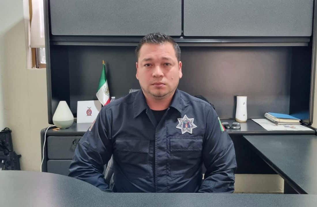 director de Seguridad Pública y Tránsito Municipal, comandante Édgar Ulises Quintero Ayala